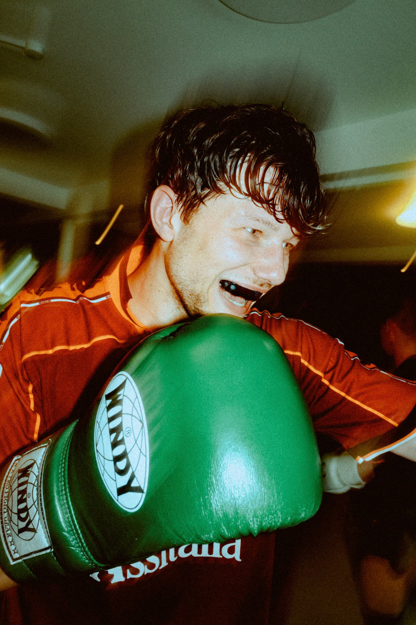 Retro Muay Thai Trainer Paul. 